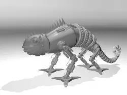 Robotic chameleon 3D model