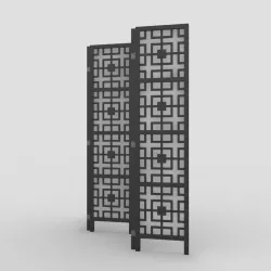 Room Divider 04 3D model