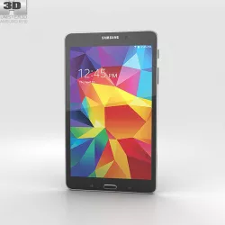  Samsung Galaxy Tab 4 8-0-inch Black 3D model