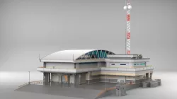 sci-fi architecture 2 3D model