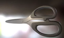 Scissors Rigged and Animated 3D model