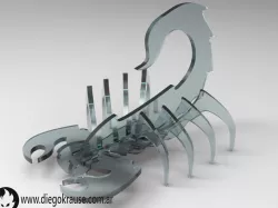 Scorpion model kit / puzzle 3d / 
