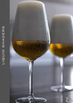 Shaders for VrayforC4D - Bundle 03 Liquid 3D model