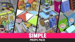 Simple Props - Cartoon Assets Low-poly  3D model