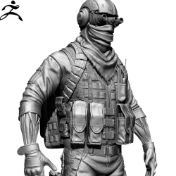 Soldier 3D model