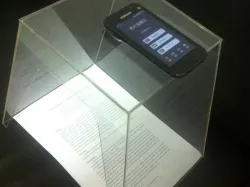 Stand while using Mobile phone as a scanner