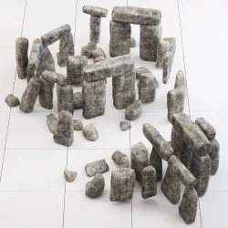 Stone block collection 3D model