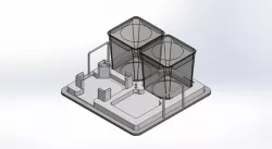 Support Tray for 3D Printer Labform Chemicals