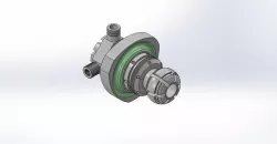 Turn mill part
