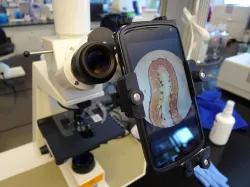 Universal Camera Phone/Microscope Adapter