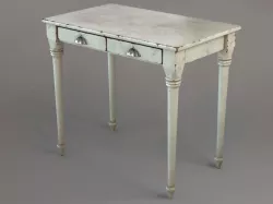 Vintage white table 3D model