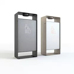 WAX Mmcite Radium Litter bin Set 01 3D model