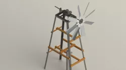 WIND MILL for water lifting from low head