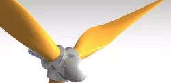 Wind turbine NACA 4412 profile