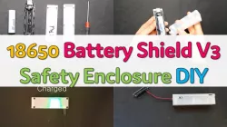 18650 battery + wemos 18650 battery shield v3 + 3d printing box