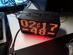 2x4 Led matrix clock Case