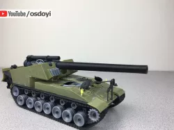 3D Printing T92 Self-propelled Artillery(Challenge your limits)