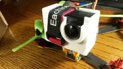 4K camera mount Breakaway in crash
