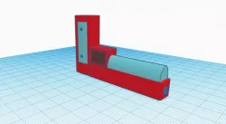 A Printed Gun (usabel for rubber bands) Size can be adjusted