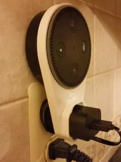 Adjustable Depth Echo Dot Outlet Mount