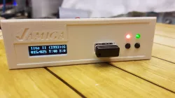 Amiga 2000 Gotek USB bracket - FlashFloppy OLED