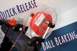 Anet A8 quick release ball bearing top bar filament holder
