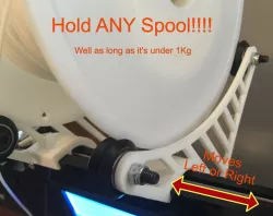 Anet A8 spool Holder with Open-builds V-wheels