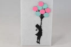 Banksy "Balloon Girl" Stencil Graffiti Art