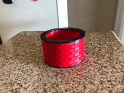 Brick Pattern Bowl