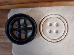 Button cookie cutter