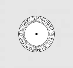 Caesar Cipher Wheel (Laser Cuter)