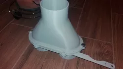 Collect two vacuum 4" lines - with gate/two way valve