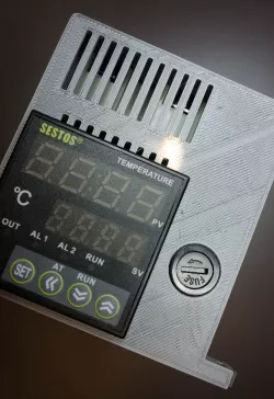 Compact housing for PID controller and Solid State Relay