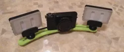 Curved bracket holder (including 1/4" screw)