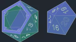 D20 dice container