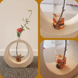 Decorative test tube vase base