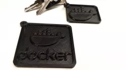 Docker keychain (2 models)