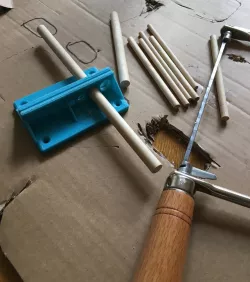 dowel sawing holder