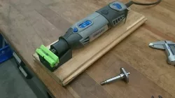 Dremel deburring adapter