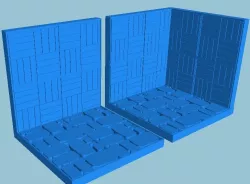Dungeon Tiles - Cobblestone Floor and Parquetry Walls