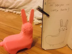 Easter Bunny from drawing