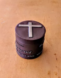 Easter Themed Round Screw-Top Box