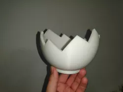 Egg-shaped bowl