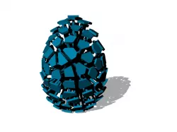 Exploded Easter Egg
