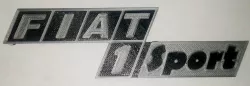 Fiat 1 Sport Emblem - Logo - Insignia