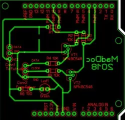Filament Width Sensor with Arduino uno and Thickness-Gauge