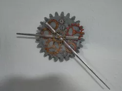 Gear wall clock