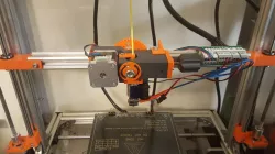 Geared Extruder using M8 extruder driver