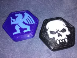 Hexagonal Dice Box Lid Collection