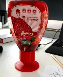 Holder for squeeze bottle (jam)